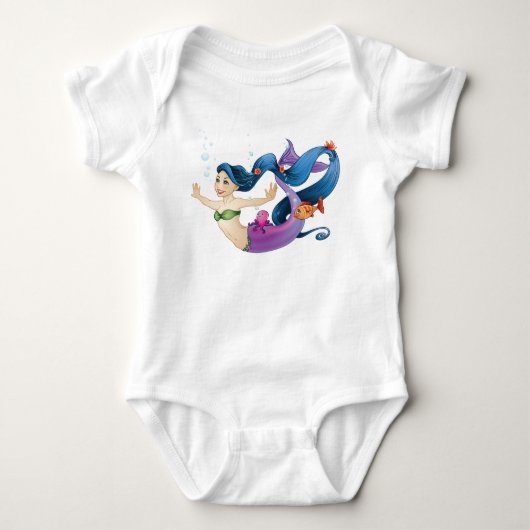 Februari Zeemeermin Romper (Voorkant)