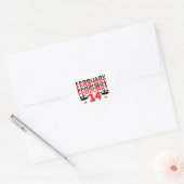 February 14 Valentine’s Day  – Romantic Love Date  Hart Sticker (Envelop)