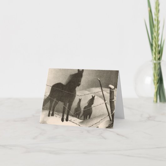 February, 1941 by Grant Wood Bedankkaart (Voorkant)