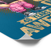 February 1980 46th Birthday 46 Year Teddy Bear Bei Poster (Hoek)