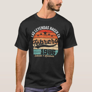 February 1986 Legends Are Born – Edición Limitada  T-shirt