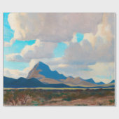 February Afternoon, Tucson Mountains by Dixon Cadeaupapier (Vlak)