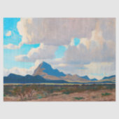 February Afternoon, Tucson Mountains by Dixon Tissuepapier (Voorkant)