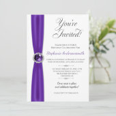 February Birthday Celebration - Purple Amethyst | Kaart (Staand voorkant)