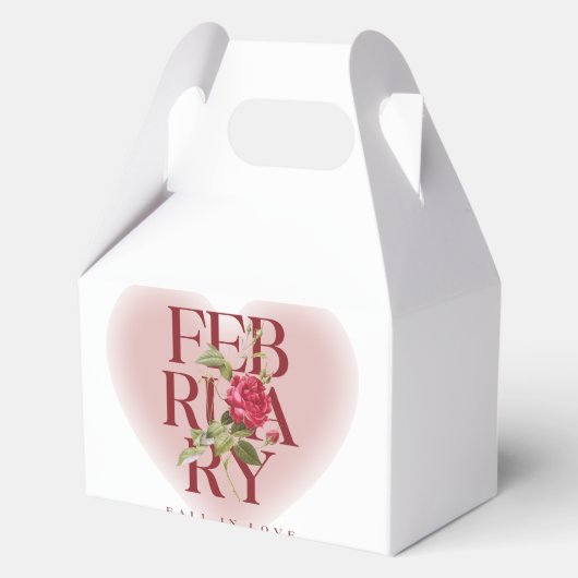 February Love Bedankdoosjes (Voorkant)