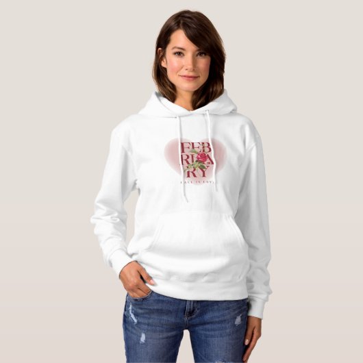 February Love Hoodie (Voorkant volledig)