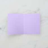 February Purple Agathina Emperor Butterfly Art Kaart (Binnen)