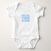 Fecal Time Bomb baby bodysuit (Voorkant)