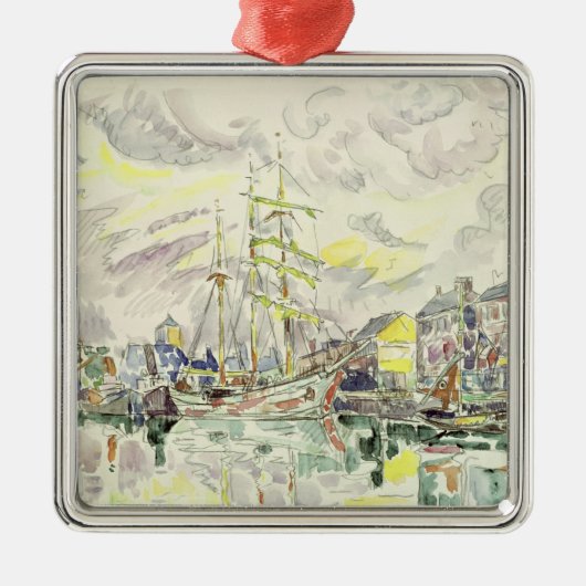 Fecamp, 1934 metalen ornament (Voorkant)