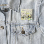 Fecamp, 1934 vierkante button 5,1 cm (In situ)