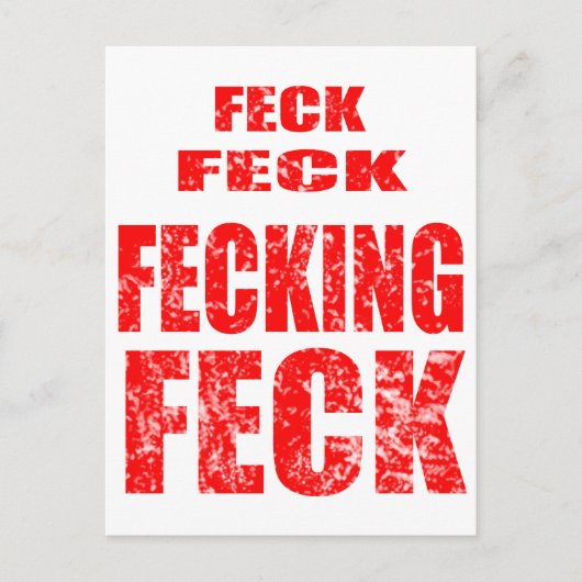 fecesfeck briefkaart (Voorkant)