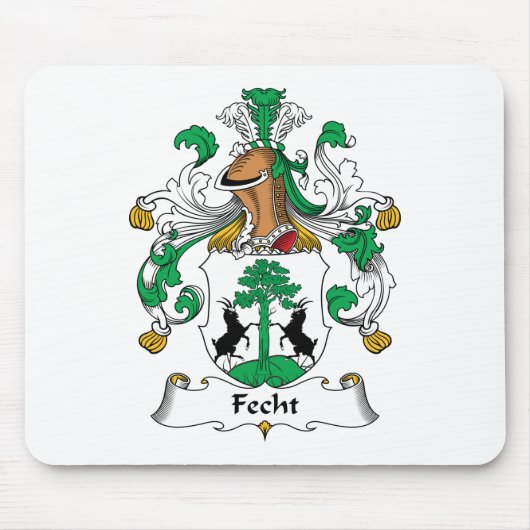 Fecht Family Crest Muismat (Voorkant)