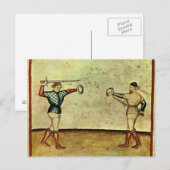 Fechtbuch Briefkaart (Voorkant / Achterkant)