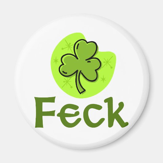 Feck Shamrock Magneet (Voorkant)