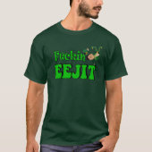 feckin eejit grappig Irish St Patricks T-shirt (Voorkant)