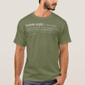 Feckin Eejit Irish Slang Definition T-shirt (Voorkant)