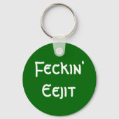 Feckin' Eejit Sleutelhanger (Voorkant)