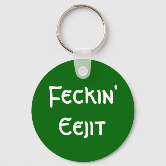 Feckin' Eejit Sleutelhanger (Voorkant)