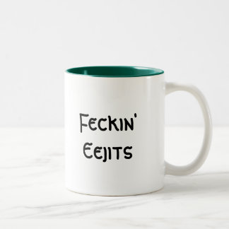 Feckin' Eejits Tweekleurige Koffiemok