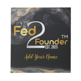 Fed2Founder-Bord Notitieblok