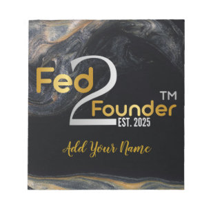 Fed2Founder-Bord Notitieblok
