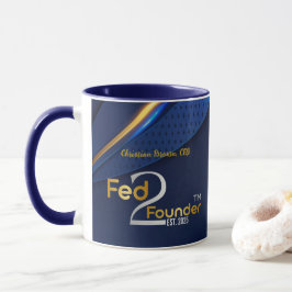 Fed2Founder Coffee mok - gepersonaliseerd
