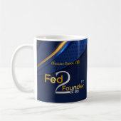 Fed2Founder Coffee mok - gepersonaliseerd (Links)