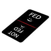 Fed en Not Fed grote magneet (Linkerzijde)