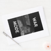 Fed staat daar boven - oorlogsmodus rechthoekige sticker (Envelop)