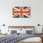 Fed Union Jack Canvas Afdruk (Insitu (Slaapkamer))