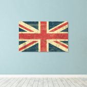 Fed Union Jack Canvas Afdruk (Insitu (Houten vloer))