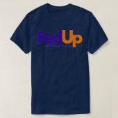 Fed Up with Drunk Drivers T-shirt (Design voorkant)