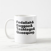Fedallah Daggoo Tashtego Queequeg | Moby Dick Pals Koffiemok (Links)