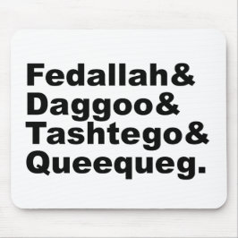Fedallah Daggoo Tashtego Queequeg | Moby Dick Pals Muismat
