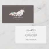 Feder Visitenkarte Visitekaartje (Voorkant / Achterkant)