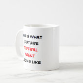 federaal agent, toekomst koffiemok (Voorkant links)