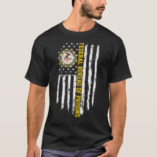 Federaal Bureau van Gevangenissen BOP Amerikaanse T-shirt