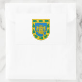 Federaal District, D.F./DF, Mexico-Stad Vlag Rechthoekige Sticker (Tas)