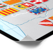 Federaal Frankrijk, prospectieve kaart van de Faer Poster (Hoek)