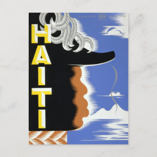  federaal theaterproject Haiti Harlem WPA Briefkaart
