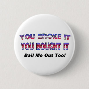 Federal Bailout Button