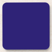 Federal Blue ZSolid effen kleur Bier Onderzetter (Voorkant)