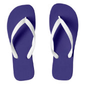 Federal Blue ZSolid effen kleur Teenslippers (Voetbed)