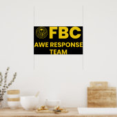 Federal Bureau of Control - AWE Response Team Poster (Keuken)