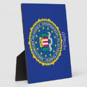 Federal Bureau of Investigation Retired Fotoplaat (Zijkant)