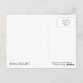 Federal Hall, NYC Briefkaart (Achterkant)