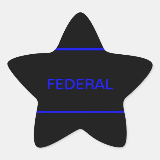 Federal LEO sticker (Voorkant)