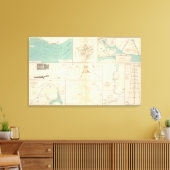 Federal Pt, NC Ft Pemberton Canvas Afdruk (Insitu (Woonkamer))