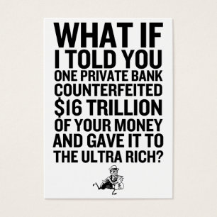 Federal Reserve Audit Education Card Visitekaartjes