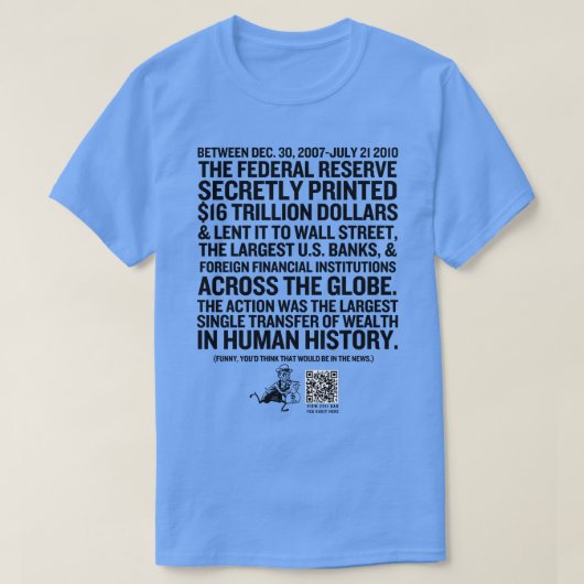 Federal Reserve Audit Shirt (Design voorkant)